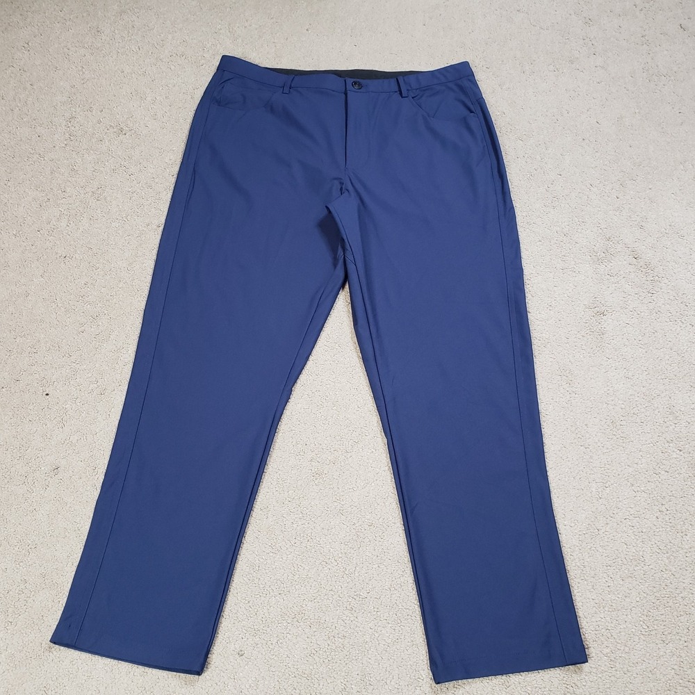 Quiksilver Pants Mens‎ 38x31 Blue Performance Stretch Chino Straight Leg Golf